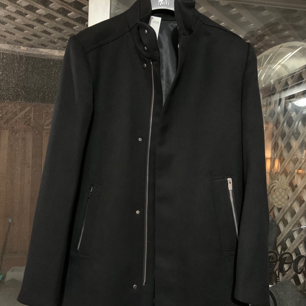 H an M man wool coat